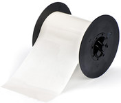 imagen de Brady ToughBond B30C-4000-432 Rollo de etiquetas de identificación del producto - 4 pulg. x 120 pies - Poliéster - Transparente - B-432
