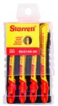 imagen de Starrett Bi-Metal Hoja de sierra de calar para cortar madera - 3/16 pulg. de ancho - longitud de 2 pulg. - espesor de.040 pulg - BU214S-20