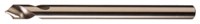 imagen de Cleveland 2646 5/8 in Spotting Drill C26184 - Right Hand Cut - Radial 90° Point - Straw Finish - 7.125 in Overall Length - 1.625 in Spiral Flute - M42 High-Speed Steel - 8% Cobalt - Straight Shank