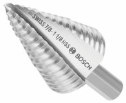 imagen de Bosch Turbo Acero de alta velocidad Broca Escalonada - longitud de 2.56 pulg. - SDC4