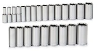 imagen de Williams JHW32945 6 Puntos Juego de llaves de vaso profundas - accionamiento 1/2 pulg. - Longitud profunda - 32748