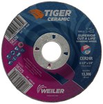 imagen de Weiler Tiger Ceramic Grinding Wheel 58325 - 4 1/2 in - Ceramic - 24