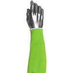 imagen de PIP Kut Gard Manga de brazo resistente a cortes 25-76 25-7612BG - 12 pulg. - Núcleo de cable de acero S y poliéster - Verde brillante - 21727