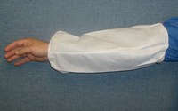 imagen de West Chester Manga de brazo resistente a productos químicos 3712 - 18 pulg. - Polietileno/polipropileno - Blanco - 037121