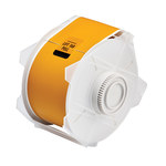 imagen de Brady Globalmark 97739 Rollo de etiquetas para impresora - 2.25 pulg. x 100 pies - Poliéster - Naranja - B-569