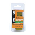 imagen de Bostitch 1 pulg. Acero 23 ga Clavos de alfiler - Cincel Punto - PT-2325-3M