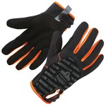 imagen de Ergodyne ProFlex 812 Black/Orange Small Synthetic Polyester Work Gloves - 17172