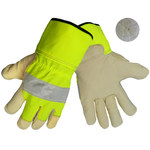 imagen de Global Glove 1100PHV Tan Large Grain Pigskin Leather Driver's Gloves - Wing Thumb - 1100PHV/LG