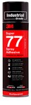 imagen de 3M Super 77 Classic Spray Adhesive - Clear 24 fl oz Aerosol Can - 16.5 fl oz Net Weight - 96315