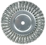 imagen de Weiler 08145 Wheel Brush - 8 in Dia - Knotted - Standard Twist Steel Bristle