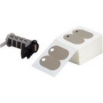 imagen de Brady PTL-110-145-GY Rollo de etiquetas troqueladas para impresoras - 1.75 pulg. x 1 pulg. - Polietileno - Gris - B-145
