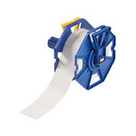 imagen de Brady J-387-2595 Rollo de etiquetas troqueladas para impresoras - 2 pulg. x 2 pulg. - Vinilo - Blanco - B-2595