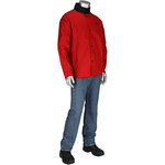 imagen de PIP Ironcat 7050 Red Large Cotton Welding Jacket - 662909-08702