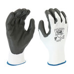 imagen de West Chester Barracuda Touch 713HGWUT White Large Cut-Resistant Gloves - ANSI A2 Cut Resistance - Polyurethane Palm & Fingers Coating - 713HGWUT/L