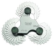 imagen de Starrett Acero Medidor de Paso de Tornillo 60 Grados de Rosca - 472
