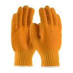imagen de PIP 39-3013 Orange Large Polyester General Purpose Gloves - PVC Criss-Cross Pattern Both Sides Coating - 10.4 in Length - 39-3013/L