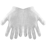 imagen de Global Glove L100 Blanco Grande Algodón lisle Algodón lisle Guantes de inspección - l100 mens
