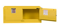 imagen de Justrite Sure-Grip EX 12 gal Amarillo Gabinete de almacenamiento de material peligroso - Cierre automático - Ancho 43 pulg. - Altura 18 pulg. - 697841-11249