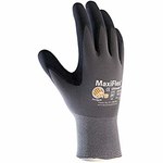 imagen de PIP MaxiFlex Ultimate 34-874T Grey/Black XXS Nylon Work Gloves - Nitrile/Nitrile Foam Palm & Fingers Coating - 7.7 in Length - 34-874T/XXS