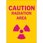 imagen de Brady B-555 Aluminio Rectángulo Cartel de peligro de radiación Amarillo - 10 pulg. Ancho x 14 pulg. Altura - 42854