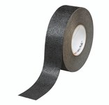 imagen de AbilityOne Skilcraft Negro Cinta antideslizante - 1 pulg. Anchura x 60 pies Longitud - Un solo lado Adhesiva - 7596