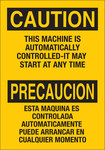 imagen de Brady B-555 Aluminio Rectángulo Cartel de seguridad del equipo Amarillo - 10 pulg. Ancho x 14 pulg. Altura - Idioma Inglés/Español - 125466