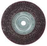imagen de Weiler Polyflex 35117 Wheel Brush - 6 in Dia - Encapsulated Crimped Steel Bristle