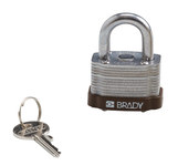 imagen de Brady Candado de seguridad con llave - Ancho 1 5/16 pulg. - 123272