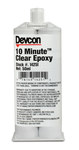 imagen de Devcon 10 Minute Transparente Adhesivo epoxi - Base y acelerador (B/A) - 50 ml Cartucho - 14251