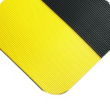 imagen de Wearwell Spongecote Tapete antifatiga 431.78x3x5BYL - 3 pies x 5 pies - PVC - Estriado - Negro/Amarillo - 69999