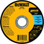 imagen de DEWALT Disco esmerilador 22356 - Tipo 1 (recto) - 4 1/2 pulg. - Óxido de aluminio