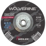 imagen de Weiler Wolverine Surface Grinding Wheel 56279 - 6 in - Aluminum Oxide - 24 - R
