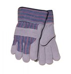 imagen de Tillman 1508 Split Cowhide Cotton/Leather Work Gloves - Leather Palm & Fingers Coating