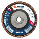 imagen de Weiler Tiger Angled Flap Disc 51317 - Ceramic - 4-1/2 in - 80 - Medium