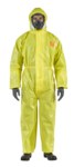 imagen de Ansell Microchem AlphaTec Chemical-Resistant Coveralls 68-3000 YE30-W-92-111-04 - Size Large - Yellow - 60381