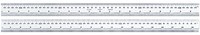 imagen de Starrett Regla de acero - longitud de 19-1/2 (500mm) - ancho de 1-1/4 pulg. (32mm) - espesor de 1.2mm - C636MEC-500