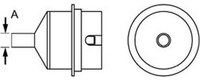imagen de Weller Boquilla de gas caliente - Redondo Boquilla de gas caliente - Punta Redondo - ancho de la punta 0.157 '' (diámetro) - 10547