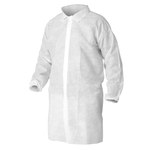 imagen de Kimberly-Clark Kleenguard Chemical-Resistant Lab Coat A10 40103 - Size Large - White