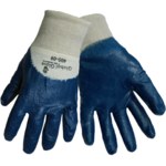 imagen de Global Glove 400 Blue/White 11 Knit Work Gloves - Nitrile Palm Only Coating - 400/11