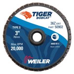 imagen de Weiler Bobcat Type 29 Flap Disc 50902 - Zirconium - 3 in - 36 - Very Coarse