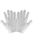 imagen de Global Glove Blanco Tejido de algodón/poliéster Tejido de algodón/poliéster Guante de inspección - l100pc