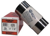 imagen de Precision Brand Acero inoxidable grado 302 Full Hard Cuña Plantilla Plana - 6 pulg. Ancho x 60 pulg. Longitud x 0.031 pulg. Grueso - 22LX31