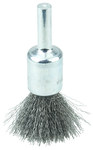 imagen de Weiler Steel Cup Brush - Unthreaded Stem Attachment - 1/2 in Diameter - 0.010 in Bristle Diameter - 10002