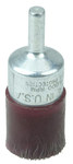 imagen de Weiler Polyflex Steel Cup Brush - Unthreaded Stem Attachment - 1 in Diameter - 0.010 in Bristle Diameter - Elastomer Type: Burgundy Standard - 35350
