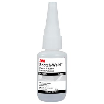 3M Scotch-Weld PR100 Adhesivo de cianoacrilato Transparente Líquido 1 fl. oz Botella - 25214