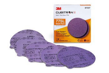 3M Cubitron II Stikit 87337 Discos PSA - 5 pulg. - 80+ a 220+ - Cerámico