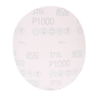 3M Hookit Recubierto Óxido de aluminio Disco de velcro - Óxido de aluminio - 6 pulg. - P1000 - Súper fino - 55712