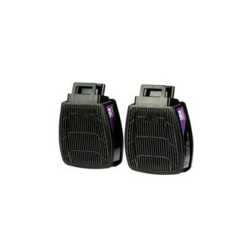 3M Secure Click D8000 D80921 Cartucho de respirador reutilizable 56676 - Magenta/Negro - P100 - Vapores orgánicos protección - Secure Click conexión