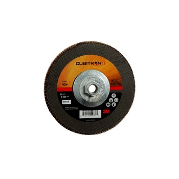 3M Cubitron II Tipo 27 - Óxido de aluminio cerámico - 7 pulg. - 40+ - Grueso - 55638