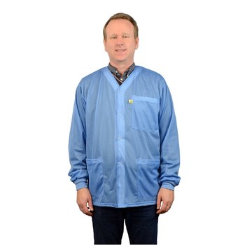 SCS 770013 Chaqueta ESD/antiestática - Grande - Azul - scs 770013